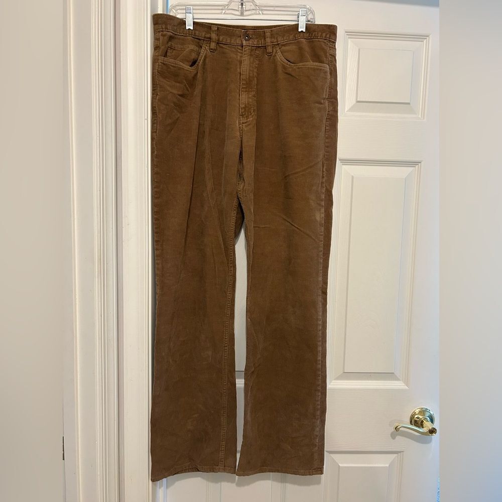 J Crew Men's Brown Corduroy Pants Size 36